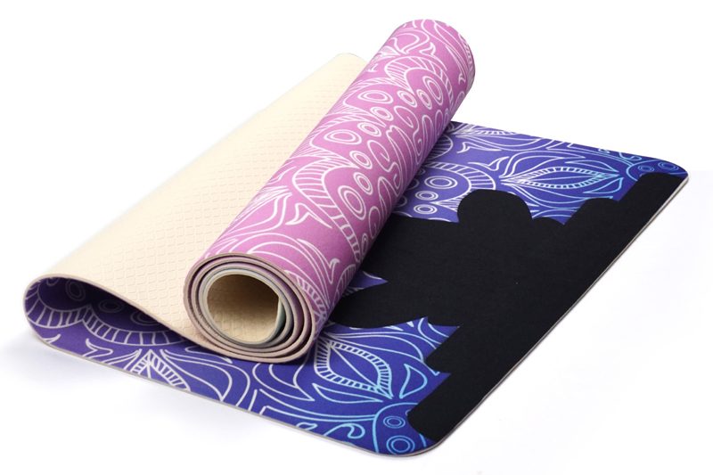 Custom printed yoga mat (1)