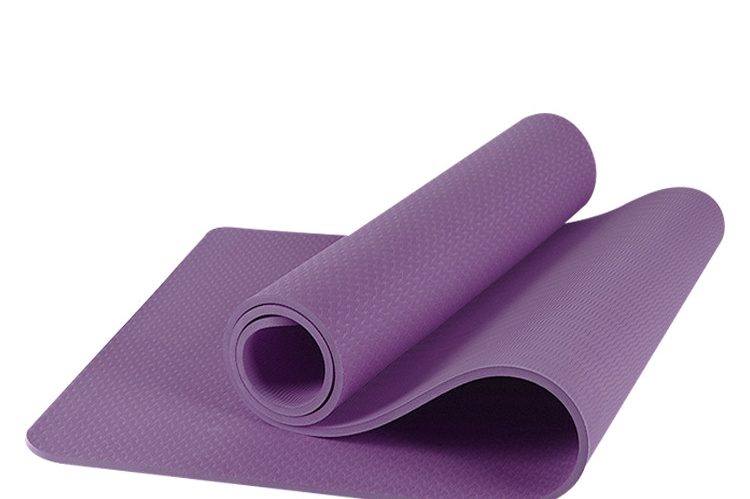 Eco friendly 6mm anti slip TPE yoga mat