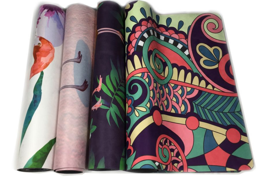 Gymnastics foldable natural rubber yoga mat (3)