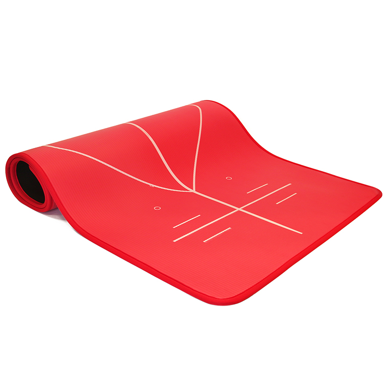 High Density Laser Engraving NBR 2 Color Yoga Mat Yoga Mat Manufacturers