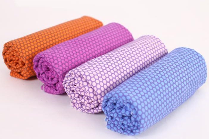 Honeycomb pattern non-slip yoga towel (3)