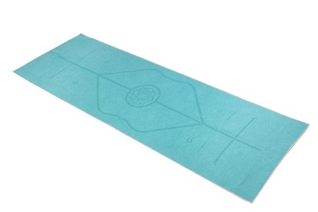 Microfiber posture line yoga towel (1)