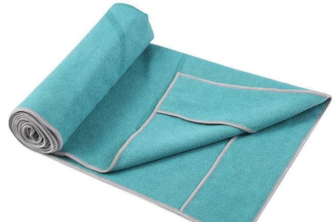 Microfiber posture line yoga towel (2)