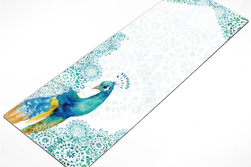 Natural Suede Rubber Foldable Travel Yoga Mat (2)