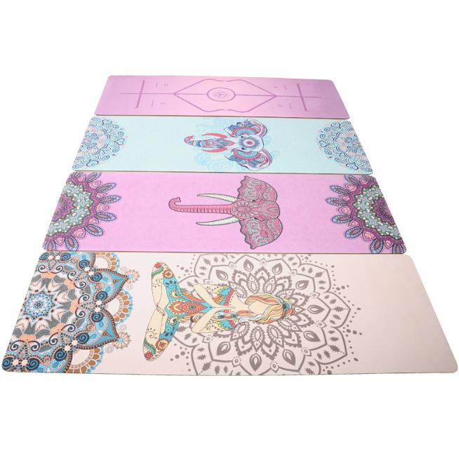 Suede yoga mats, vegan suede yoga mat supplier from China, yoga mat