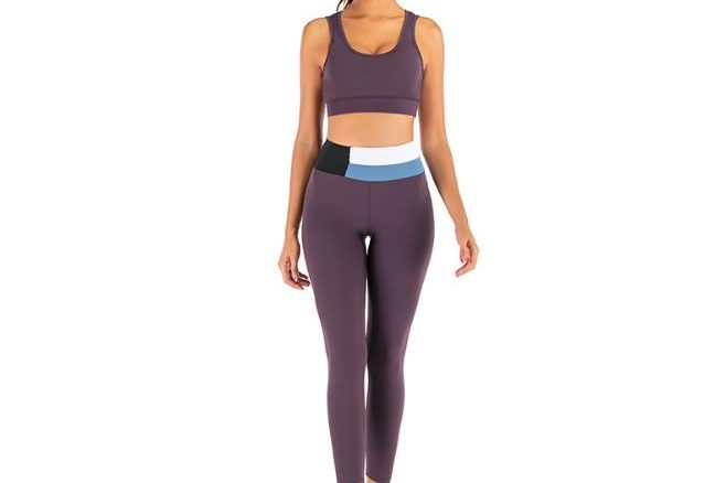 New fitness shockproof sports yoga clothes (3)