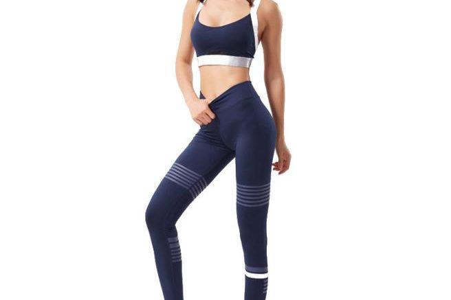 Offset printing spring and summer sports yoga wear (4)