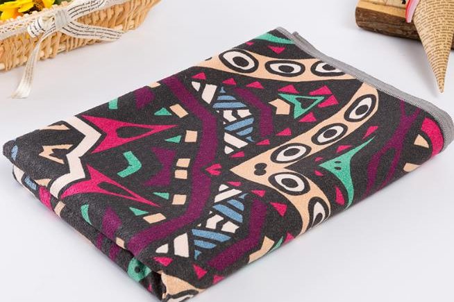 Silicone printing yoga towel wholesale (1)