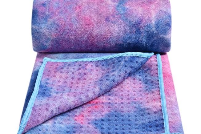 Thick silicone non-slip yoga towel (2)