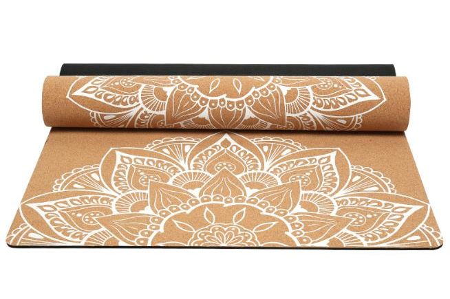 Non-slip eco-friendly cork yoga mat (2)