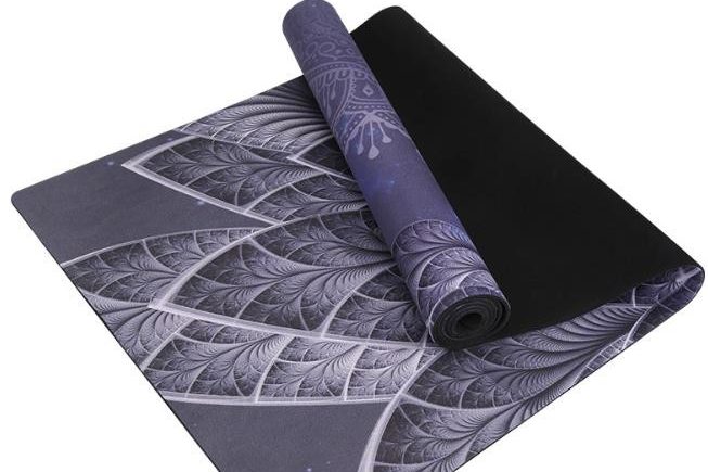 Printed suede yoga mat wholesale custom (1)