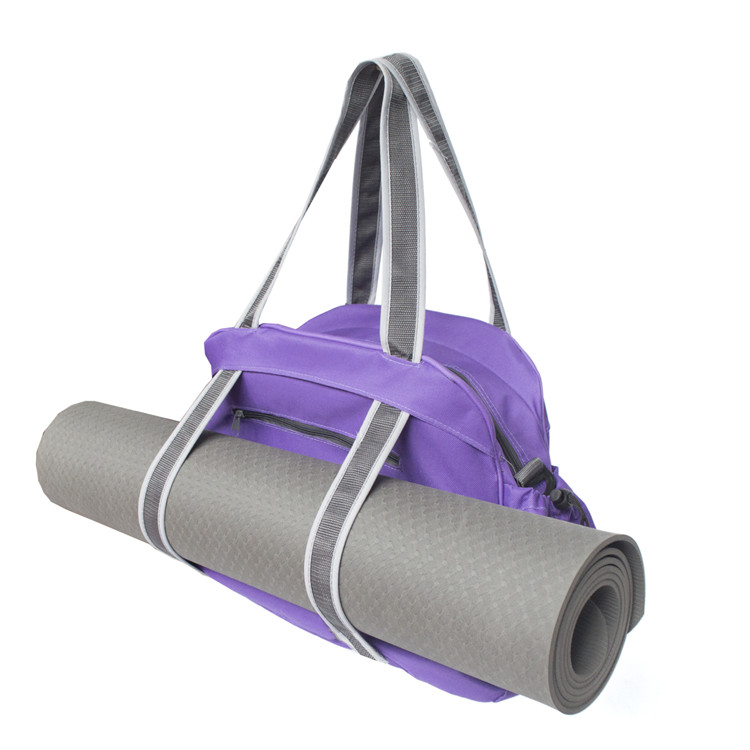 Multi Purpose Yoga Mat Carry Tote Bag with Adjustable Shoulder Strap ...
