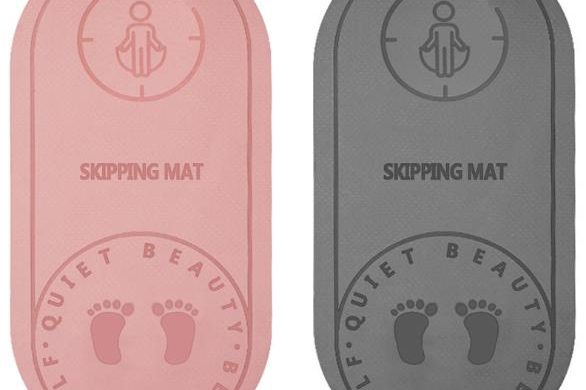 Oval shock absorption indoor fitness yoga mat (1)