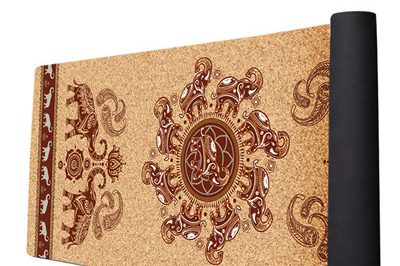 Cork Yoga Mat factory 400